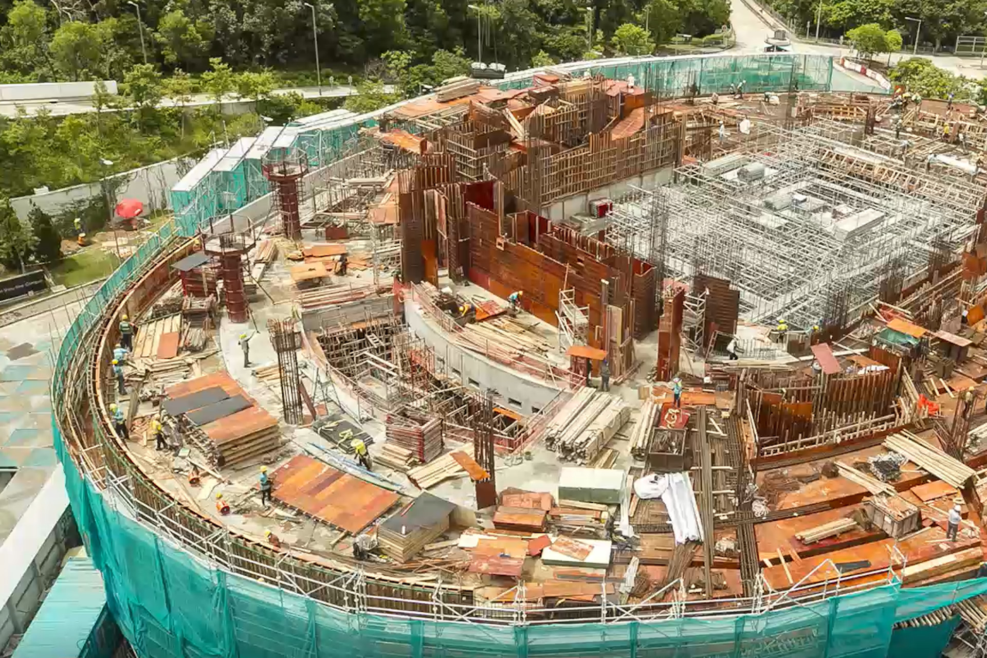 Shaw Auditorium - Construction